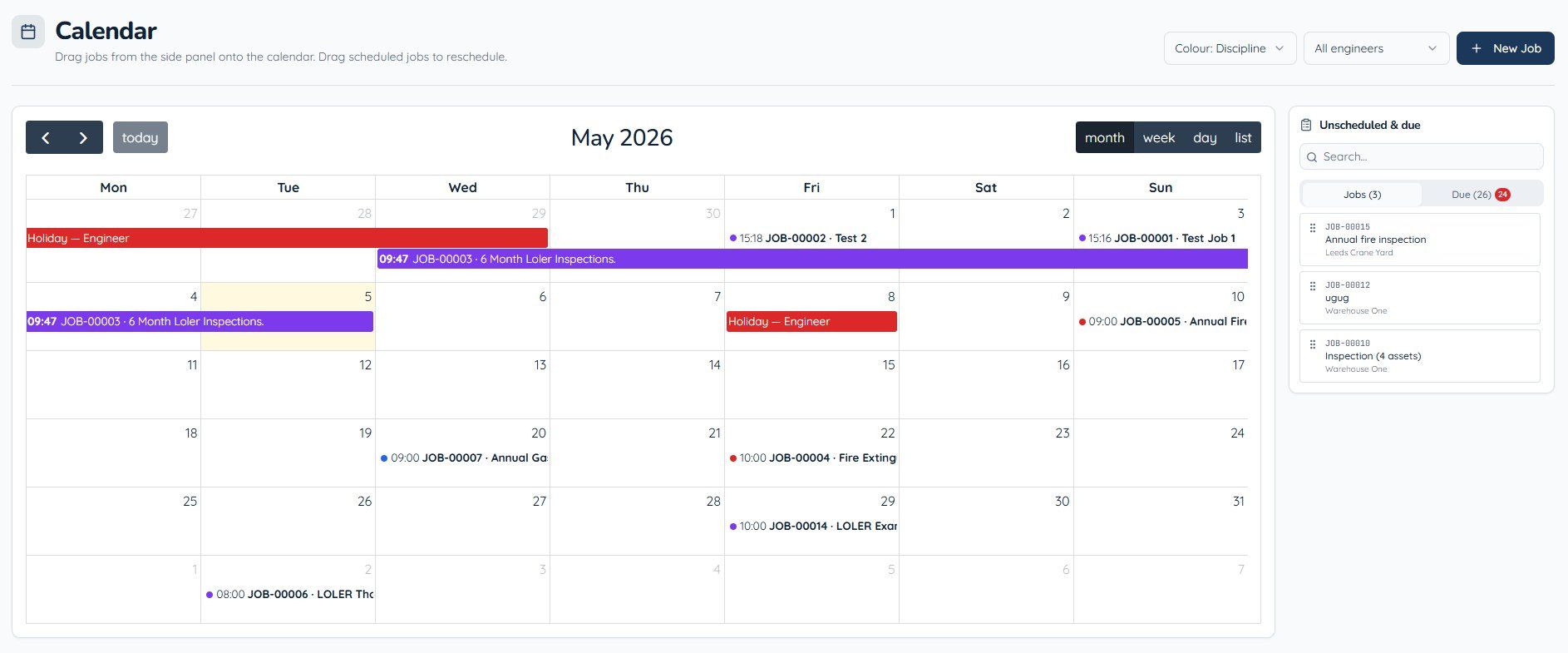 CertFlow Calendar & Scheduling